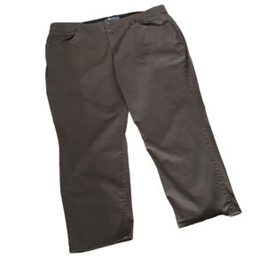 Democracy Ab Solution Jeans, Size 24W, Brown.
